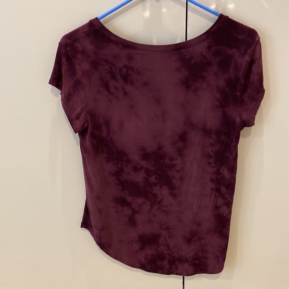 American Eagle Favorite T Maroon Tie Dye XS - Picture 4 of 6